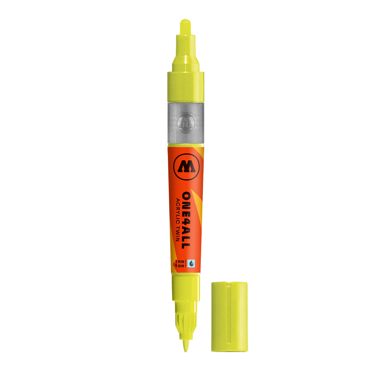 Molotow ONE4ALL Acrylic Twin Marker in Neon Green Light Fluo (263)