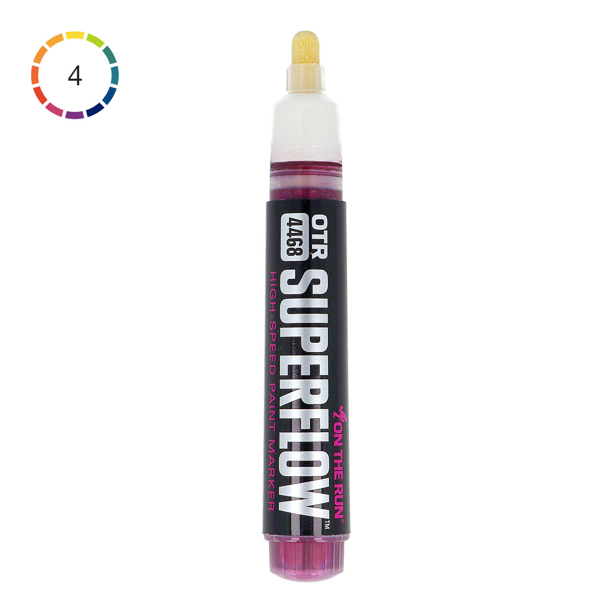 On The Run OTR.4468 Superflow Paint Round Tip Marker 8mm