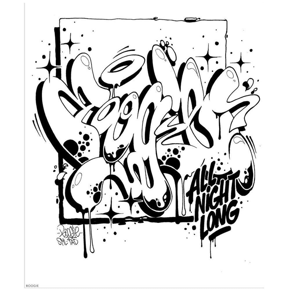 Graffiti Style Coloring Book