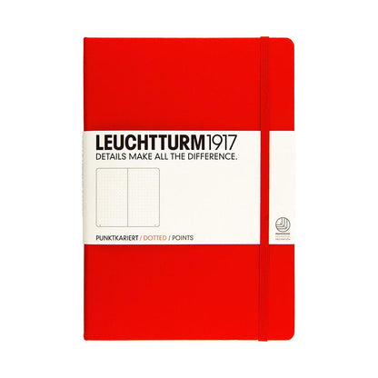 Leuchtturm1917 Notebook A5 Hard Cover, Dotted