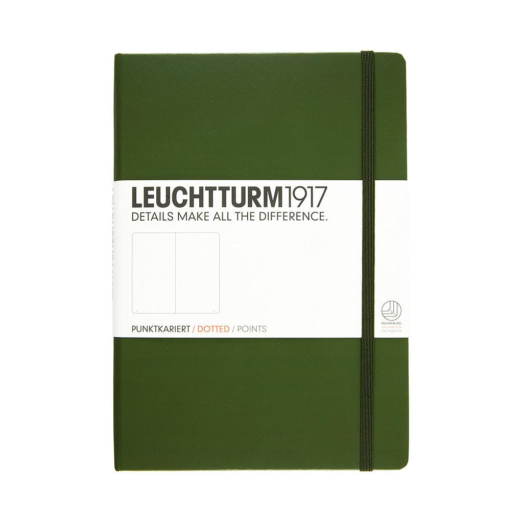 Leuchtturm1917 Notebook A5 Hard Cover, Dotted