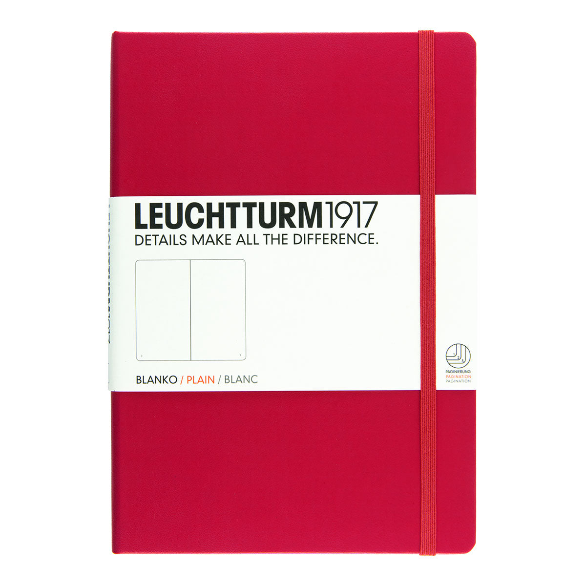 Leuchtturm1917 Notebook A5 Hard Cover, Plain