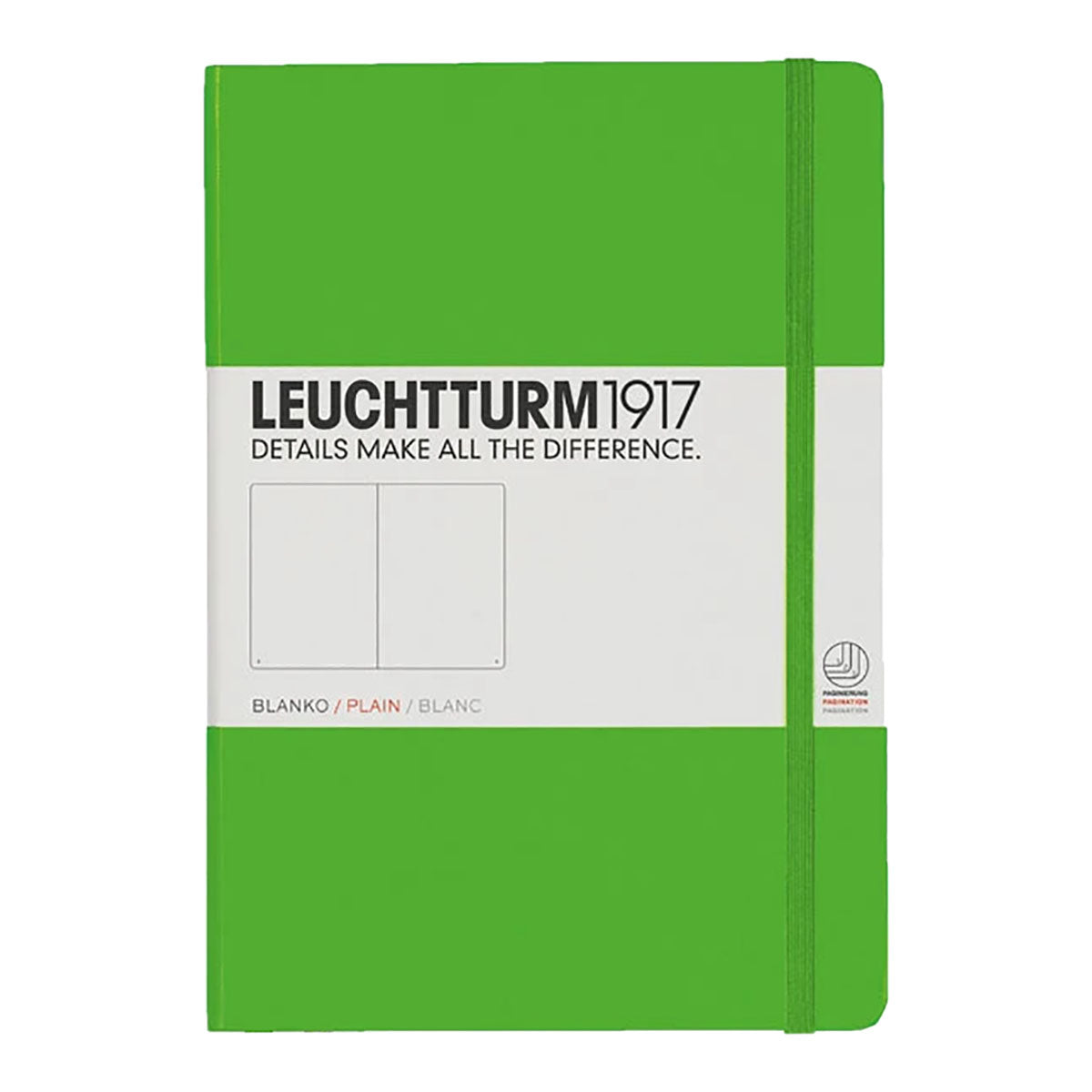 Leuchtturm1917 Notebook A5 Hard Cover, Plain