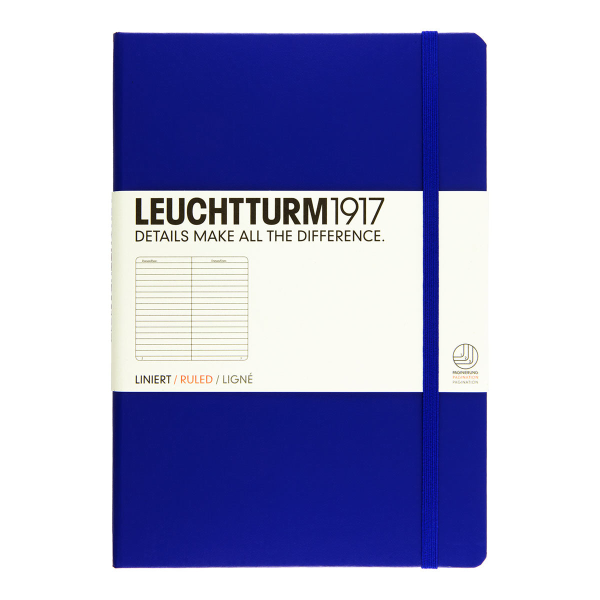 Leuchtturm1917 Notebook A5 Hard Cover, Ruled