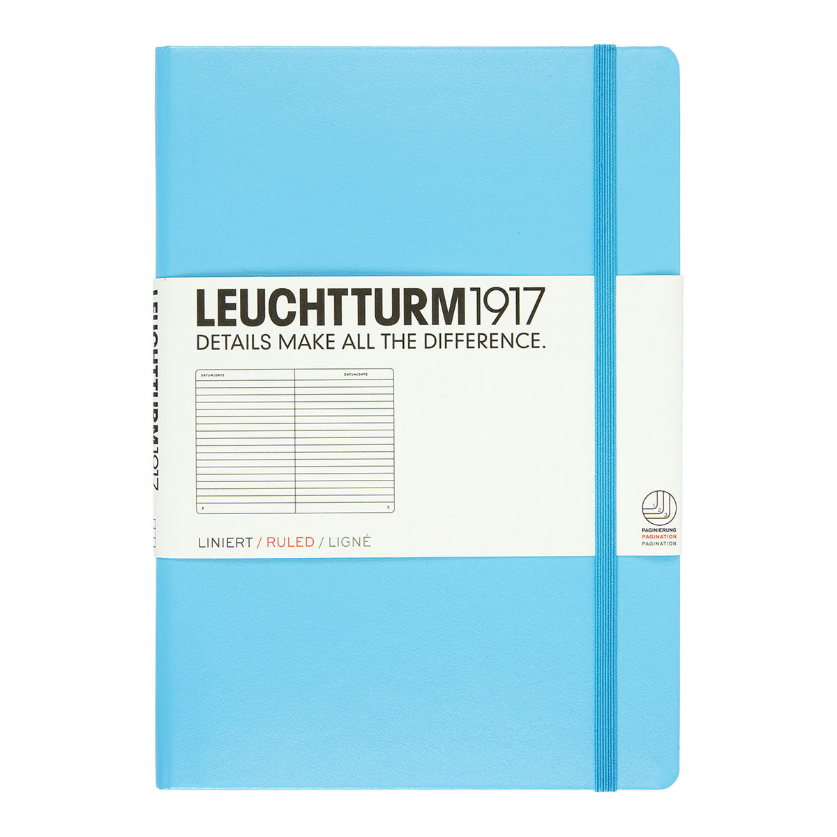 Leuchtturm1917 Notebook A5 Hard Cover, Ruled