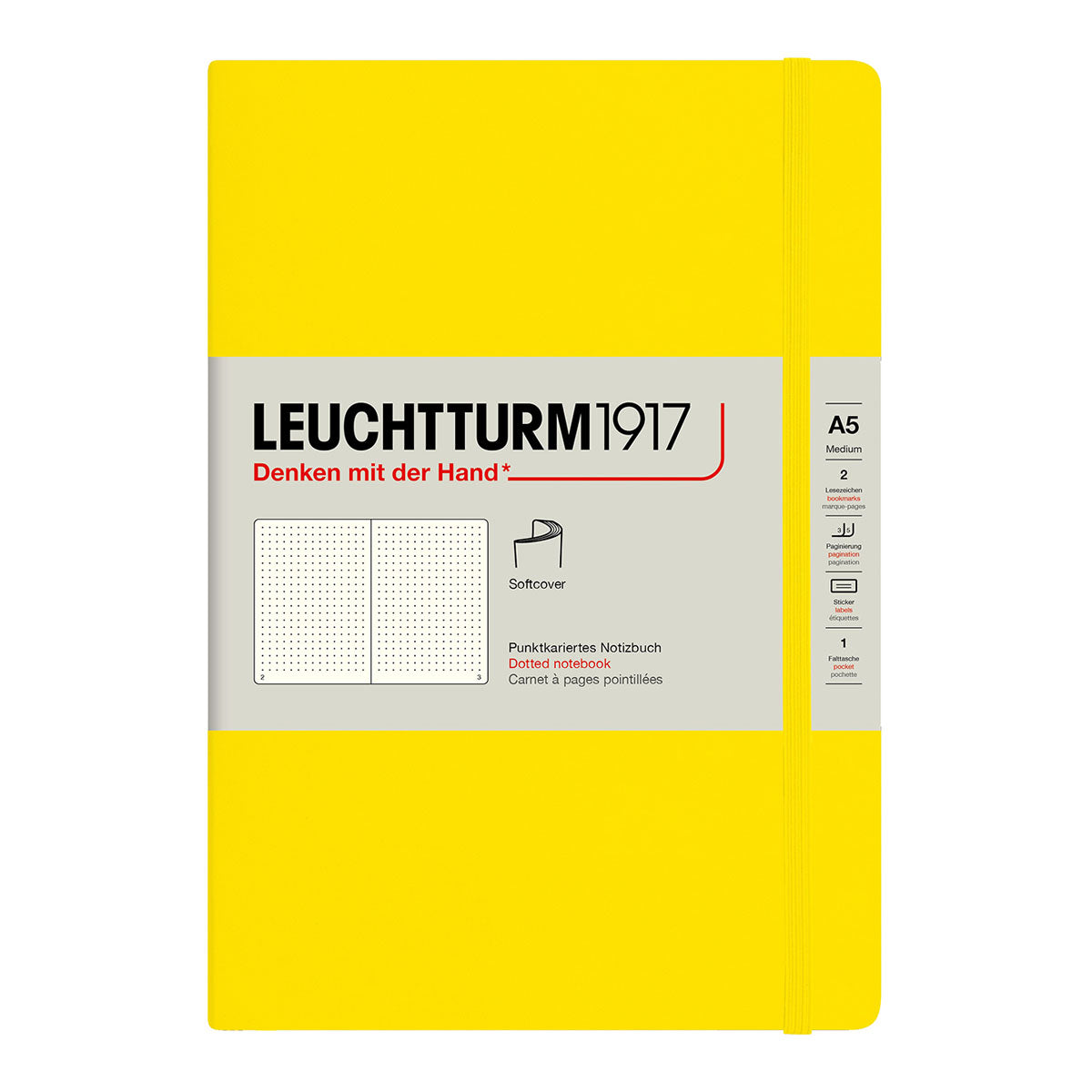 Leuchtturm1917 Notebook A5 Soft Cover, Dotted