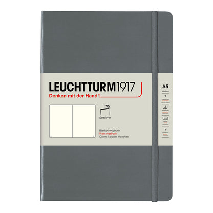 Leuchtturm1917 Notebook A5 Soft Cover, Plain