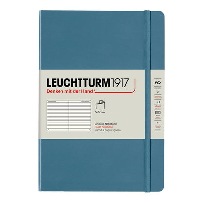 Leuchtturm1917 Notebook A5 Soft Cover, Ruled