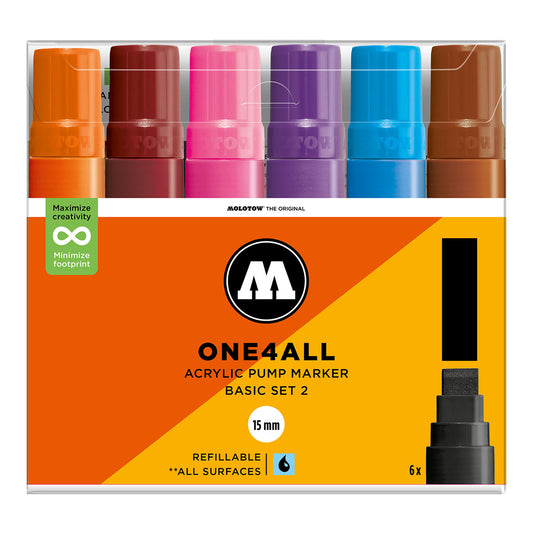 Molotow ONE4ALL 627HS 6set Basic 2