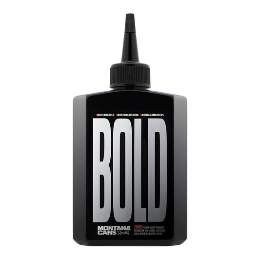 Montana BOLD Black Permanent Ultra Ink 200ml