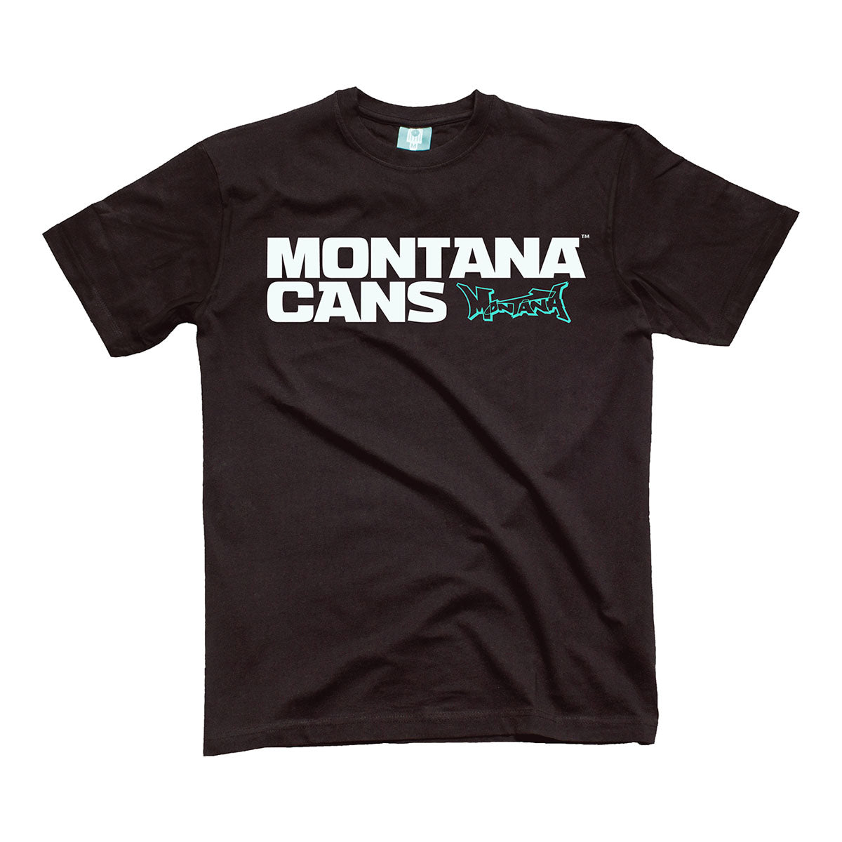 Montana Cans Typo Logo T-Shirt Black