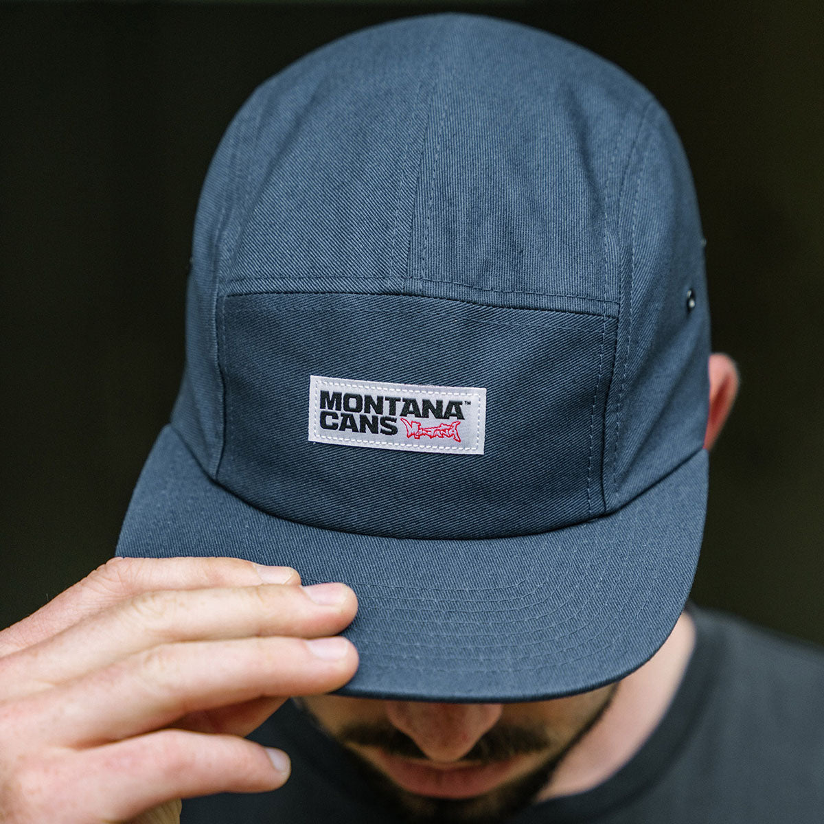 Montana Typo Logo 5-Panel Cap Navy