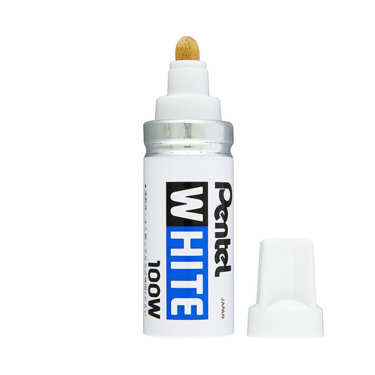 Pentel White X100-W Pocket Marker 6.5 mm