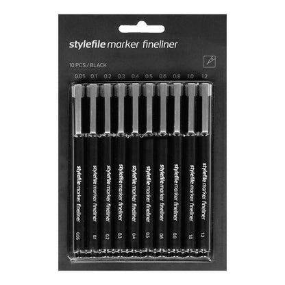 Stylefile Marker Fineliner 10-set