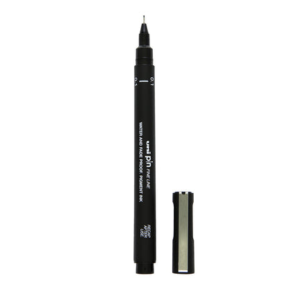 Uni Pin Fine Line Pens Classic-2 5 Set, Black