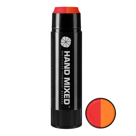 HAND MIXED Solid Paint Marker Fat, Fire - image 1