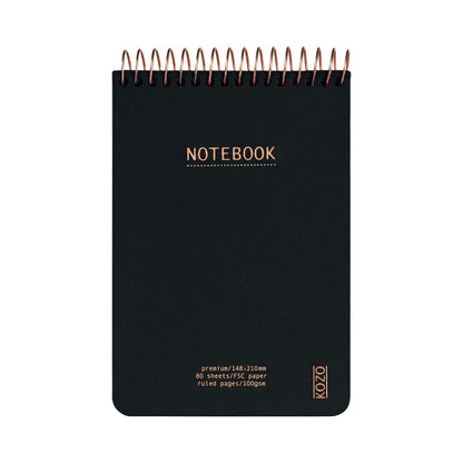Kozo Premium A6 Notebook Ruled 160 Pages