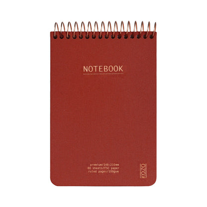Kozo Premium A6 Notebook Ruled 160 Pages
