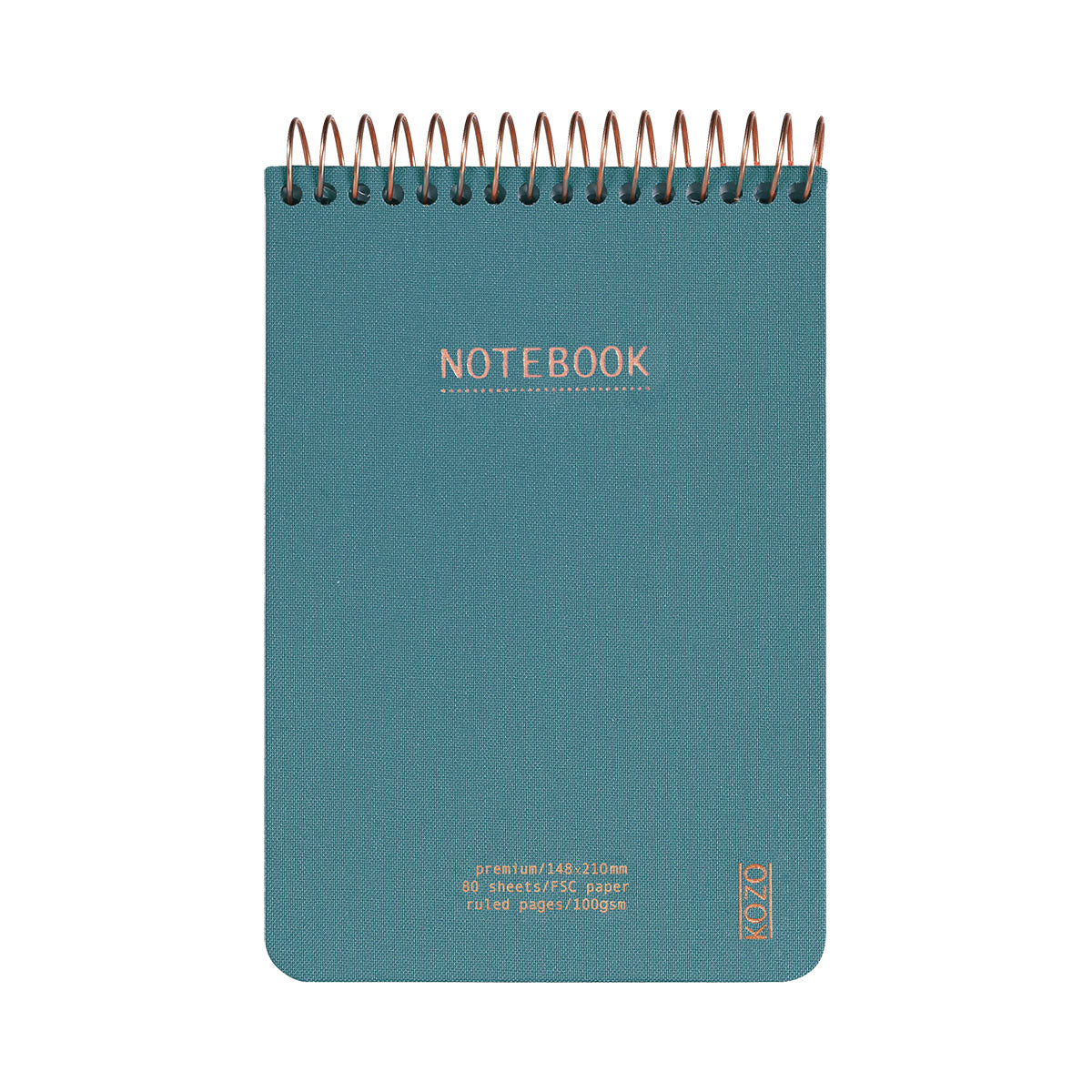 Kozo Premium A6 Notebook Ruled 160 Pages