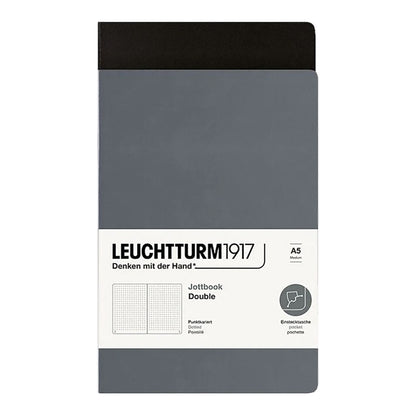 Leuchtturm1917 Jottbook A5 Pack of 2, Dotted
