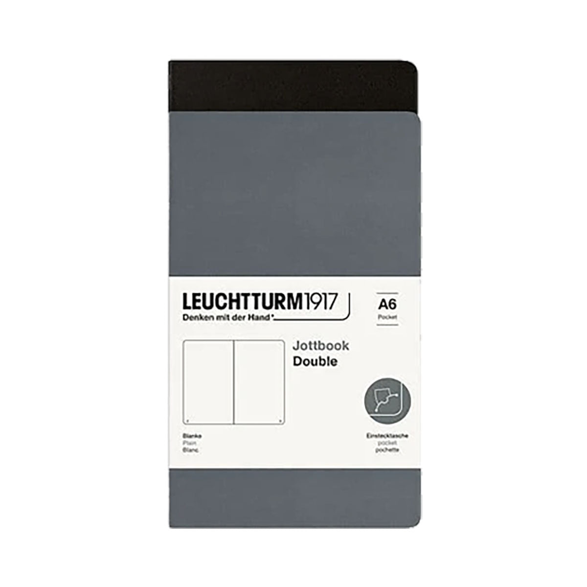 Leuchtturm1917 Jottbook A6 Pack of 2, Plain