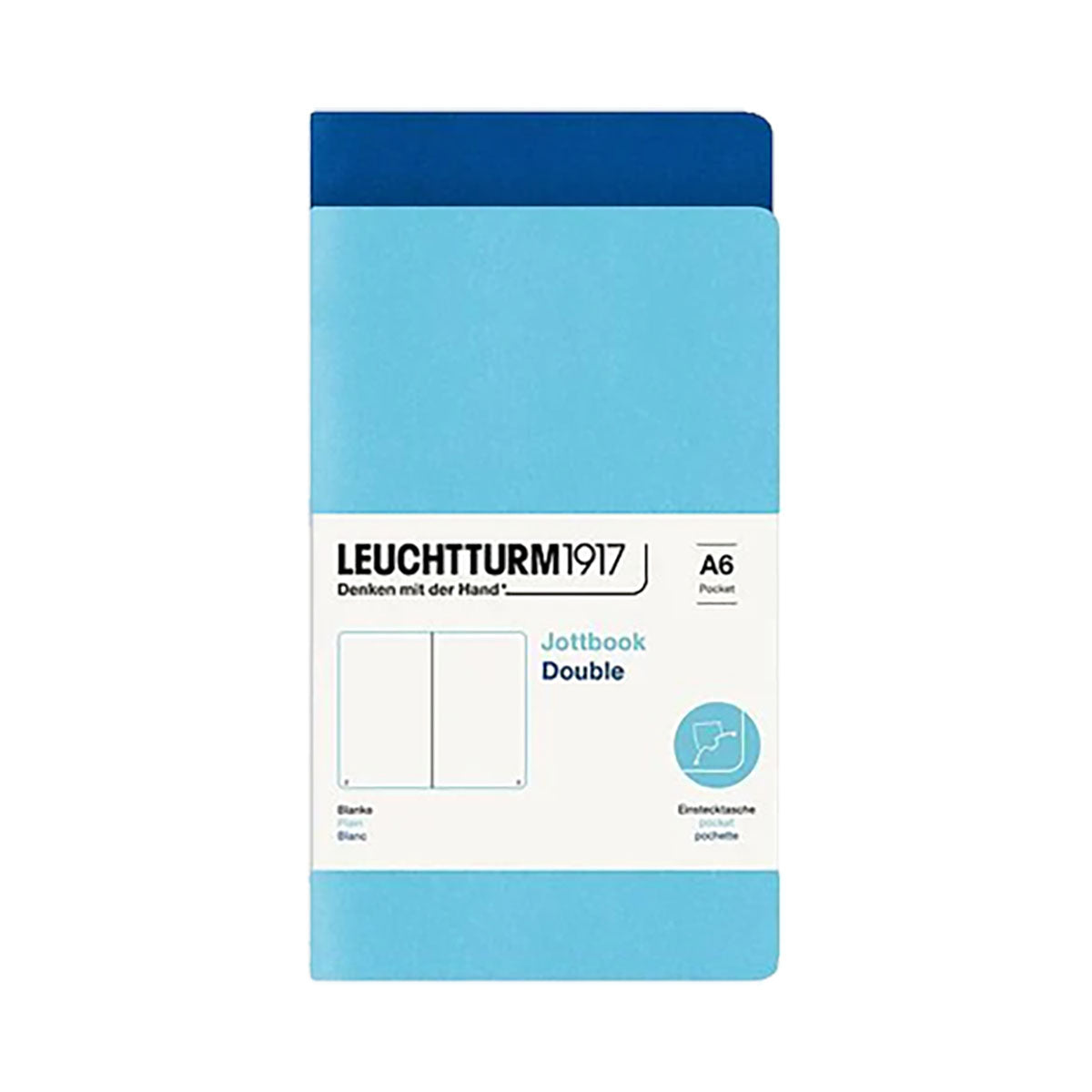 Leuchtturm1917 Jottbook A6 Pack of 2, Plain