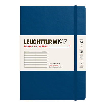 Leuchtturm1917 Notebook A5 Hard Cover, Ruled