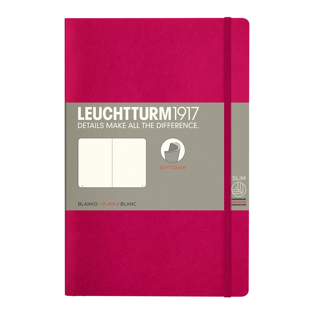 Leuchtturm1917 Notebook B6+ Soft Cover, Plain