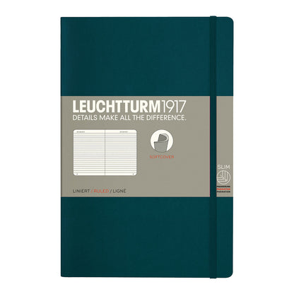 Leuchtturm1917 Notebook B6+ Soft Cover, Ruled