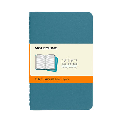 Moleskine Cahier Pocket Journal Ruled Set of 3