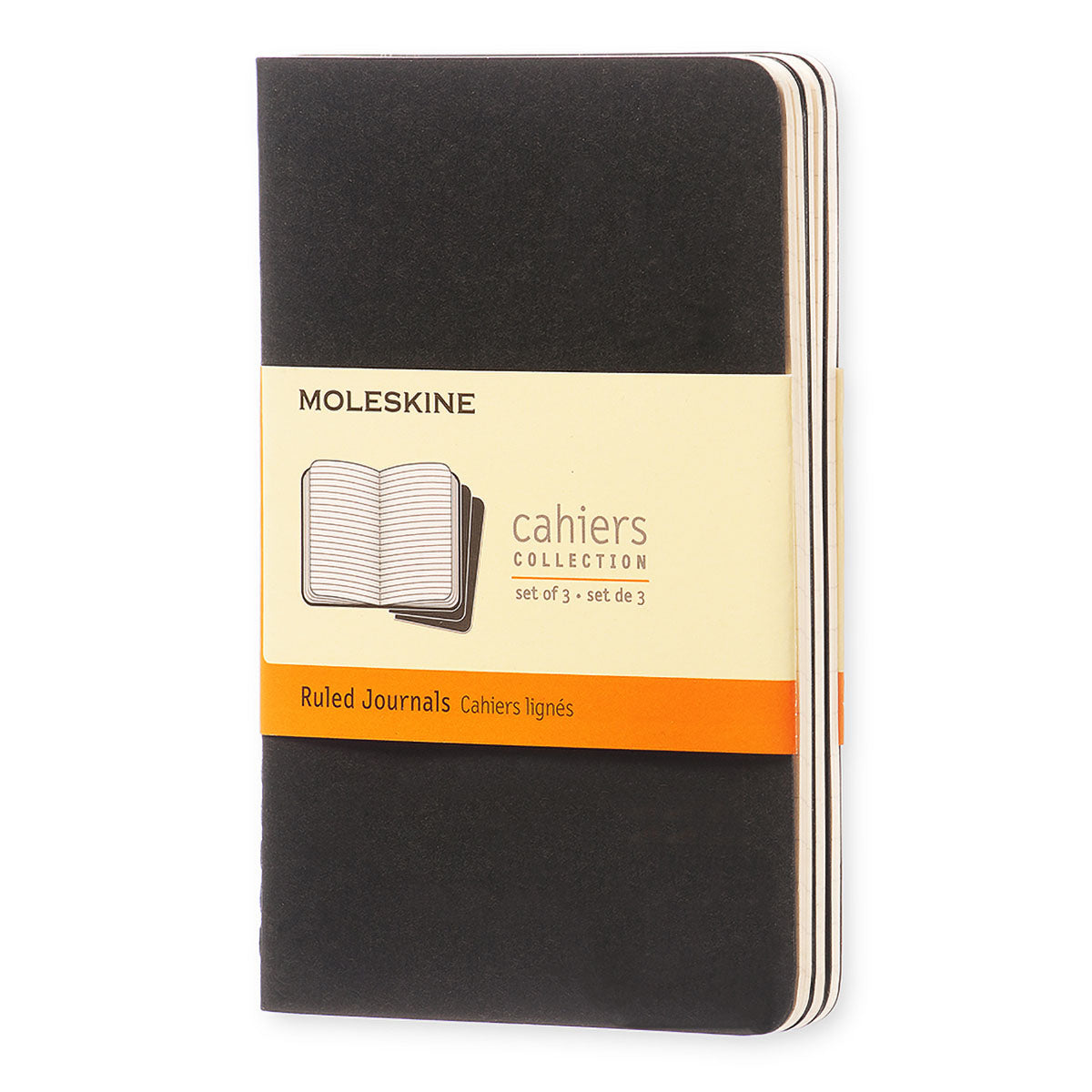 Moleskine Cahier Pocket Journal Ruled Set of 3