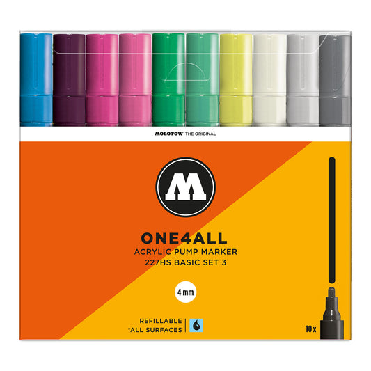 Molotow ONE4ALL 227HS 10set Basic 3