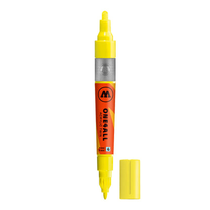Molotow ONE4ALL Acrylic Twin Marker in Neon Yellow Fluo (220)