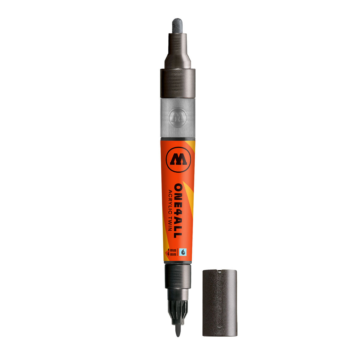Molotow ONE4ALL Acrylic Twin Marker in Metallic Black (223)