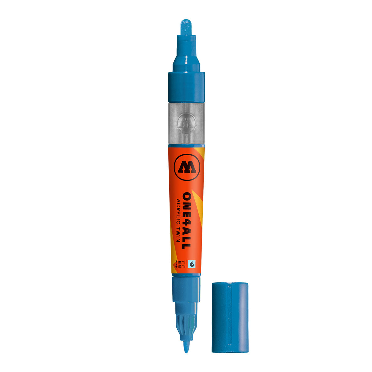 Molotow ONE4ALL Acrylic Twin Marker in Shock Blue (230)