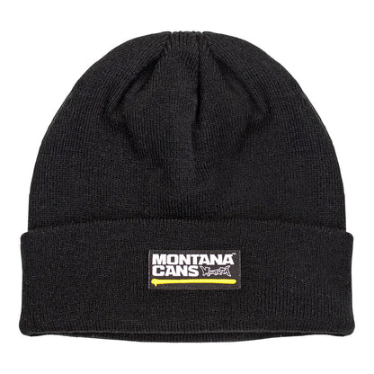 Montana Cans Typo Logo Beanie Black