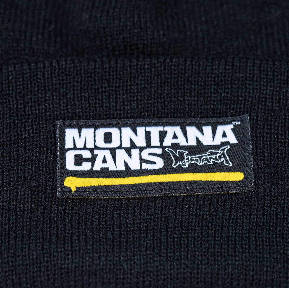 Montana Cans Typo Logo Beanie Black