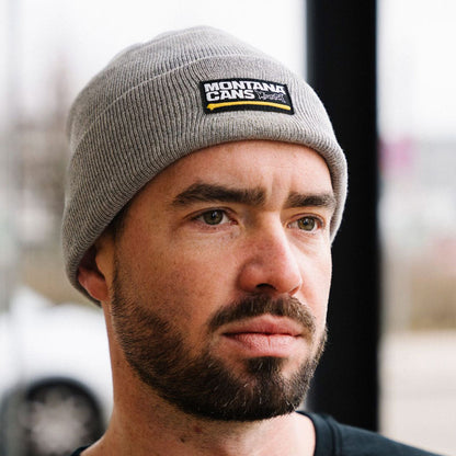 Montana Cans Typo Logo Beanie Grey Heather - image 2