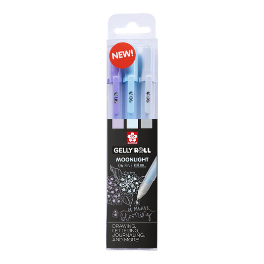 Sakura Gelly Roll 06 Moonlight 0.3 mm 3 set Calm Colors