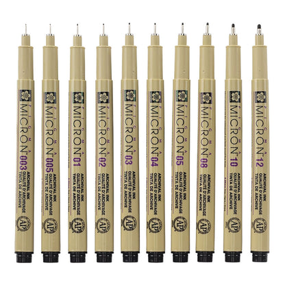Sakura Pigma Micron Fineliner 10 set