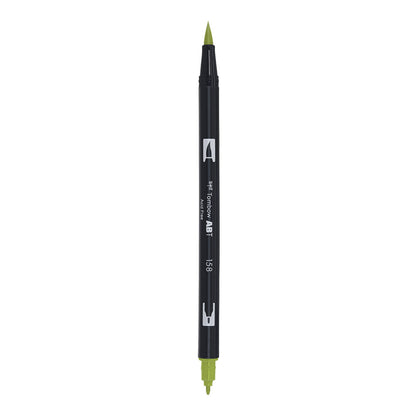 Tombow ABT Dual Brush Pen in Dark Olive (158)