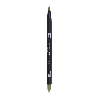 Tombow ABT Dual Brush Pen in Gray Green (228)