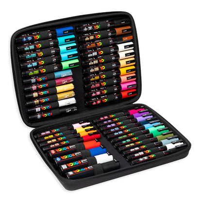 Uni Posca Markers Mixed 40 Set Suitcase - image 1