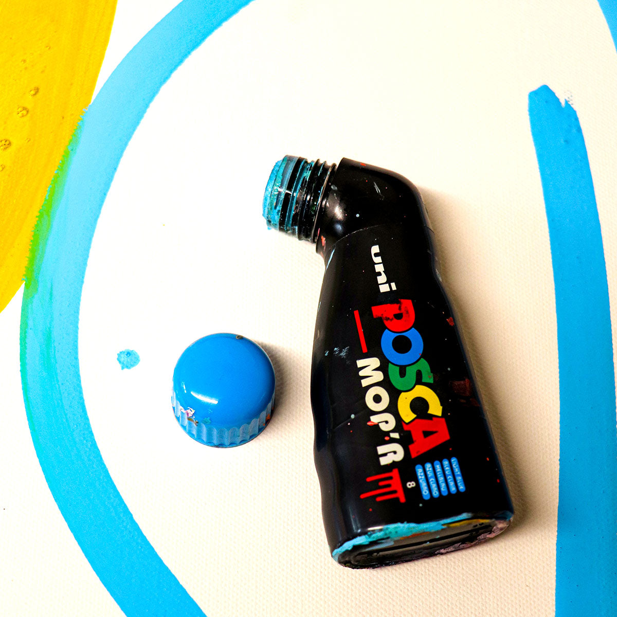 筆記具 POSCA mop'r Posca MOP'R Squeezable Paint Marker, Round Tip, PCM-22