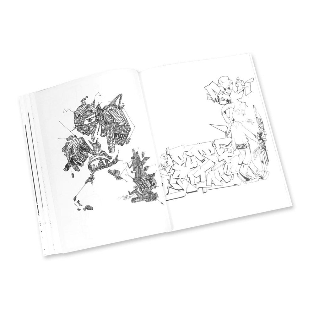 Graffiti Coloring Book #2, Characters